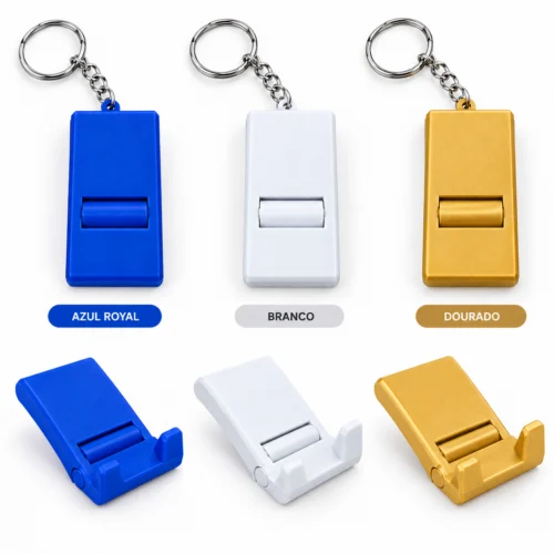 Mini Suporte Celular Portátil Tipo Chaveiro Universal