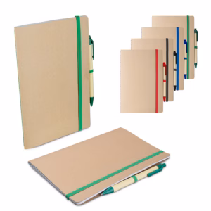 Kit Escritório Ecológico com Caderno e Caneta