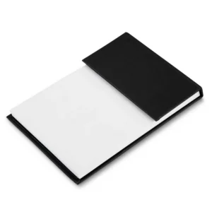 Mini Caderno com Capa Dura e Sticky Notes Coloridos