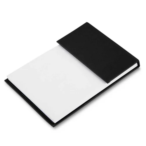 Mini Caderno com Capa Dura e Sticky Notes Coloridos