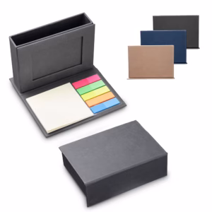 Mini Caderno Ecológico com Porta-Canetas e Porta-Retrato
